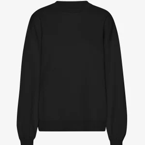 Organic Oversized Crew - Deep Black