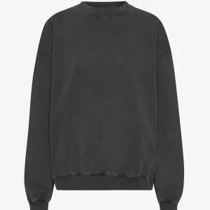 Organic Oversized Crew - Faded Black