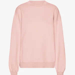 Organic Oversized Crew - Faded Pink