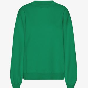 Organic Oversized Crew - Kelly Green