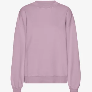 Organic Oversized Crew - Pearly Purple