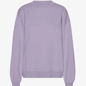 Organic Oversized Crew - Purple Jade