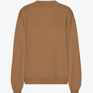 Organic Oversized Crew - Sahara Camel
