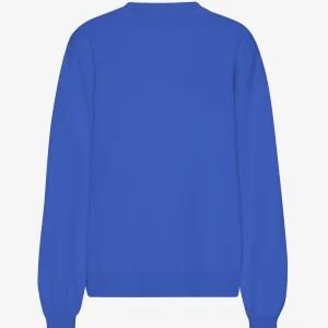 Organic Oversized Crew - Sapphire Blue