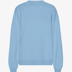 Organic Oversized Crew - Seaside Blue