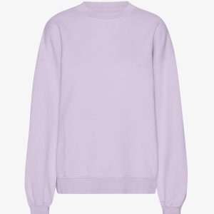 Organic Oversized Crew - Soft Lavender