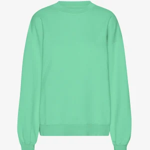 Organic Oversized Crew - Spring Green