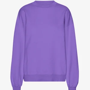 Organic Oversized Crew - Ultra Violet