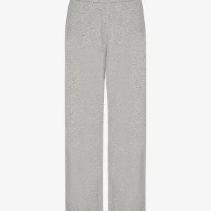 Organic Straight Leg Sweatpants - Heather Grey