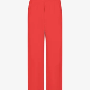 Organic Straight Leg Sweatpants - Red Tangerine