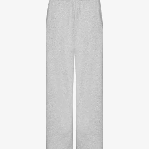 Organic Straight Leg Sweatpants - Snow Melange