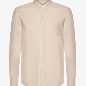 Organic Button Down Shirt - Ivory White