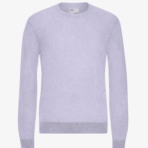 Light Merino Wool Crew - Soft Lavender